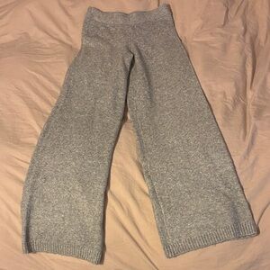 Zara Gray Knit Sweatpants